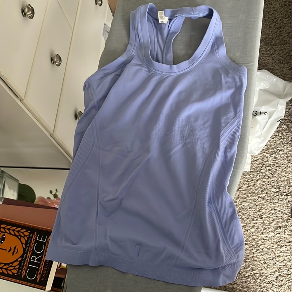 Purple workout tank- worn once
